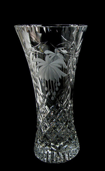 10 inch Waisted Vase Fuchsia
