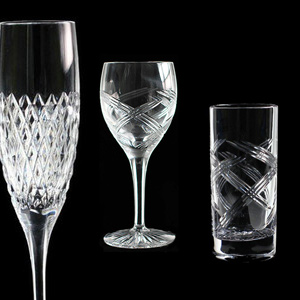 Crystal Wine Glasses, Goblets, Tumblers & Brandys