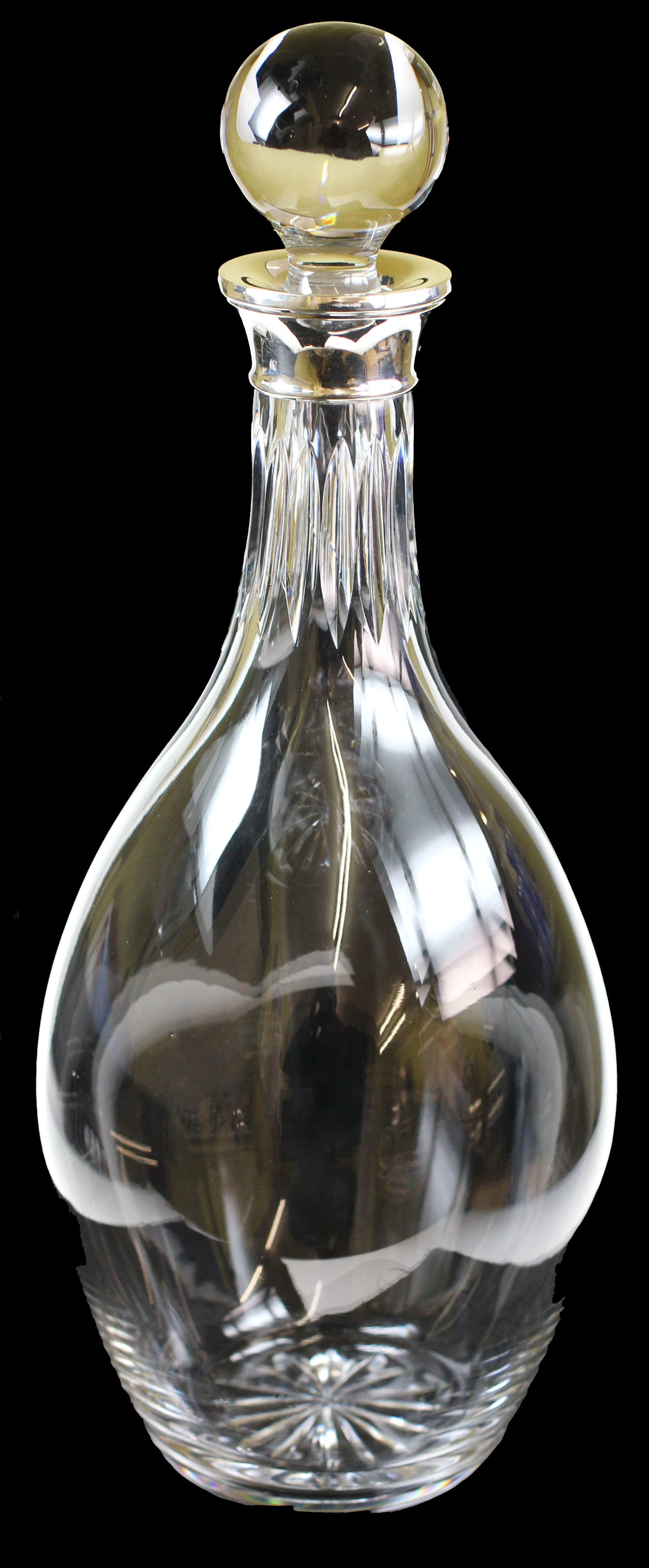 magnumdecanterwithsilvercollar Crystal Glass Centre