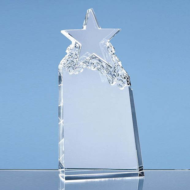 22.5cm Optical Crystal Star Mountain Award