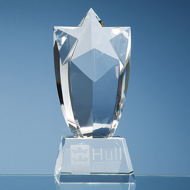 20cm Optical Crystal Starburst Award